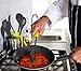 3 Piece Cooking Utensil with Built-in Stand Starter Set Color: Green