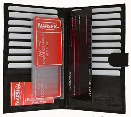 Marshal Genuine Leather Bi-fold Card Holder #1629CF