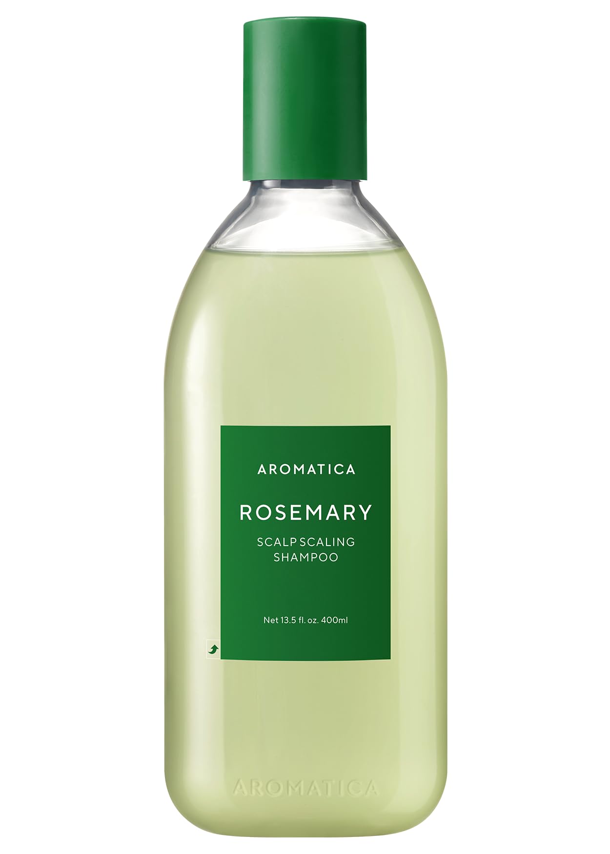 AROMATICA Rosemary Scalp Scaling Shampoo - Thinning Hair Loss Natural Rosemary Essential oil for Women - Vegan Hair Growth Biotin Korean Shampoo - Free from Sulfate, Silicone, and Paraben (400ml)
