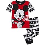 Disney Mickey Mouse Little Boys' Toddler Short Sleeve Pajama Set