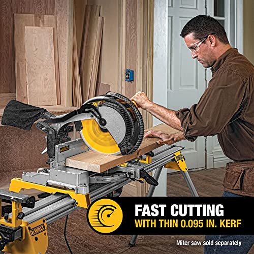 DEWALT 12Inch Miter Saw Blade, Crosscutting, Tungsten Carbide, 80
