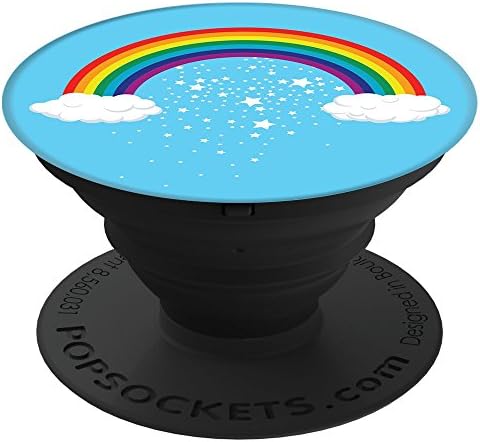 Rainbow Pop Phone Grip For Smartphones & Tablets PopSockets PopGrip: Swappable Grip for Phones & Tablets PopSockets Adhesive PopGrip
