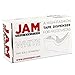 JAM PAPER Office & Desk Sets - 1 Stapler & 1 Tape Dispenser - White - 2/Pack