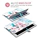 MoKo Case Fit iPad Air - Slim Lightweight Smart Shell Stand Cover with Translucent Frosted Back Protector Fit Apple iPad Air 9.7