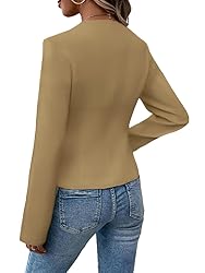 Knit Blazer Jackets for Women Stretch Stretchy