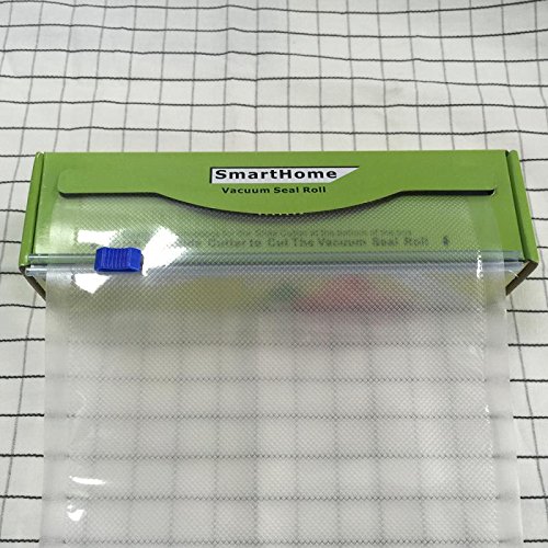 Vacuum Sealer Rolls with Cutter 6 Pack 6" x16.5' and 8" x16.5' Food Storage Bags Rolls Commercial Grade Bag for Foodsaver and Sous Vide