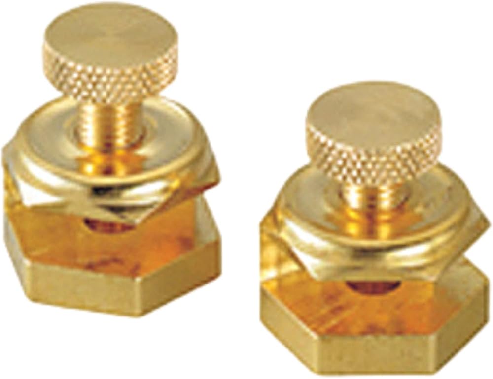 Johnson Stair Square Gauge Set 2 Pack Brass Plated Framing Carpenter Tools