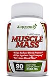 L-arginine - Muscle Mass - 90 Capsules - Nitric Oxide Booster - Protein Synthesis - Essential Amino Acid - Nutritional Supplement - Lowers Blood Pressure - Gets Results