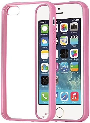 iPhone 5S Case | GearDawn | Acrylic + TPU | Ultra-Slim Protective Light-Weight Transparent Case With Shock-Absorption Bumper and Anti-Scratch Crystal Clear Back,ECO-F Packaging For Apple iPhone 5S/5