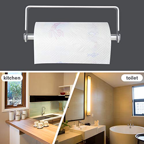 Bogeer Küchenrollenhalter ohne Bohren, Küchenpapierhalter Wandmontage