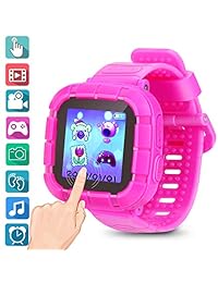 Reloj de pulsera para niños, con pantalla táctil, para grabar vídeos, para niños, niñas y niños