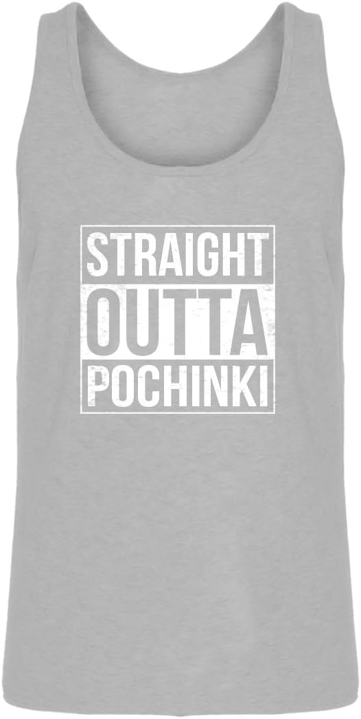 Indica Plateau Mens Straight Outta Pochinki Jersey Tank Top