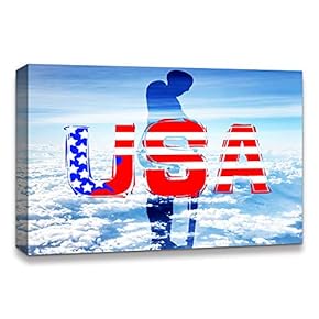 Canvas Wall Art Memorial Day Painting...