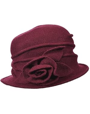 BOILED WOOL CLOCHE HAT