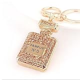 Dolland Diamond Perfume Bottle Shape Keychain Key