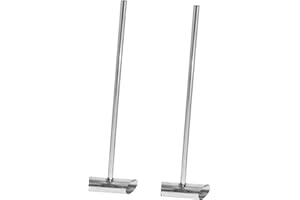 CAXUSD 2pcs Marshmallow Machine Sugar Spoon Stainless Steel Food Scoop for Candy Making