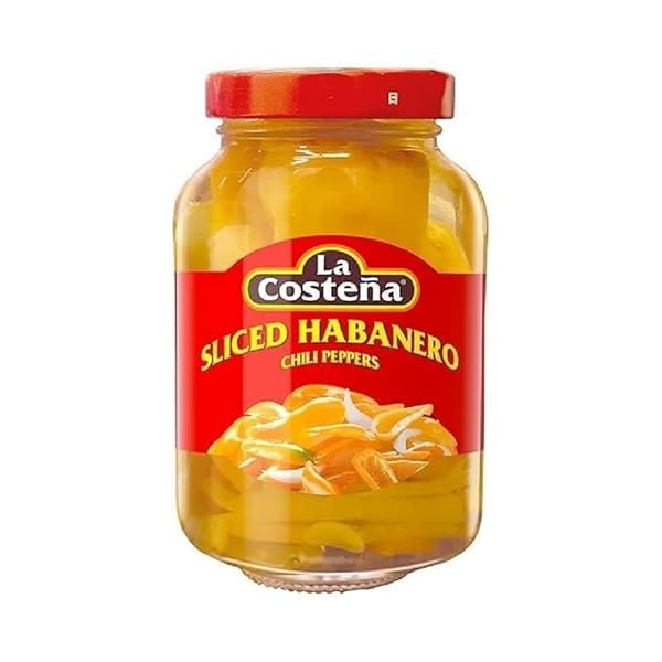 LA COSTEÑA SLICED HABANERO PEPPER FOR MEXICAN FOOD,...