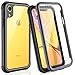 FITFORT iPhone XR Case Full Body Rugged Case with Built-in Touch Sensitive Anti-Scratch Screen Protector, Ultra Thin Clear Shock Drop Proof Impact Resist Extreme Durable Protective Cover