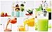 I-MU Portable Mixer, Electric Juicer, Fast Juicer, Portable Squeezer, Blenders, 380ML Cup, 3000mAh Li-ion battery with USB Charger (2Pcs Share the cup)