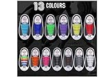 No Tie Shoe Laces, Silicone Shoelaces Lock Bands for Adult Sizes DIY, Eco-Friendly & Waterproof (Green)