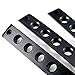 ICARS Black Door Handle Inserts Front Rear Aluminum Grab Handle Cover Trim for 2007-2017 Jeep Wrangler JK & Unlimited Accessories 4 Door- 5 Pcs