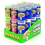 Warheads Super Sour Spray , 12 Count (SUGAR CANDY - NOVELTIES/KIDS)