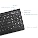 Soundance Wireless Keyboard Mouse Combo: 2.4G Portable Full Size Compact Computer Keyboard, Quiet Silent Mouse, USB Rechargeable Battery Compatible with Apple Mac iSO Windows 10/7/XP Android R1 Black