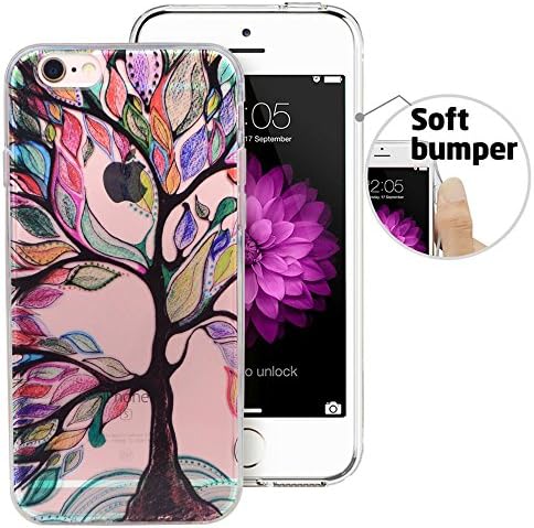iPhone 6 Plus Case, iPhone 6S Plus Case, Doramifer Illustration Series Protective Case [Anti-Slip] [Good Grip] with Aesthetic 3D Print Soft Back Cover for 5.5 inch iPhone 6 Plus/6S Plus (Magic Tree)