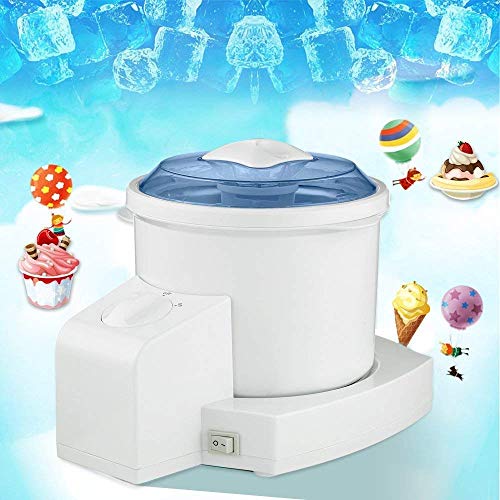 Ice Cream Machines,CamKing 500ML Automatic Frozen Yogurt-Ice Cream Maker (White)