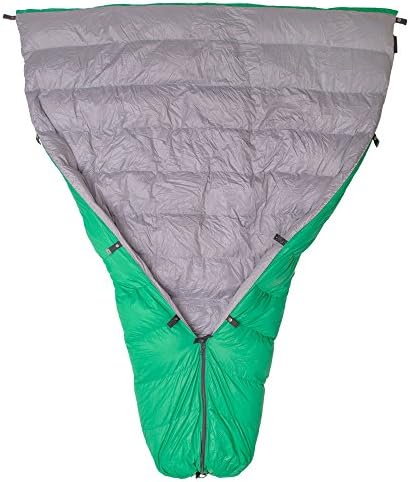 Paria Outdoor Products Thermodown 15 Degree Down Sleeping Quilt - Ultralight Cold Weather, 3 Season Quilt - Perfect for Backcountry Camping, Backpacking and Hammocks
