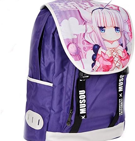 Miss Kobayashi's Dragon Maid Anime Cartoon Backpack Bag Cosplay Unisex School Backpack