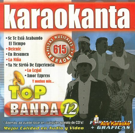 Various Various Various Karaokanta Kar 4615 Top Banda 12 Spanish Cdg Amazon Com Music amazon com