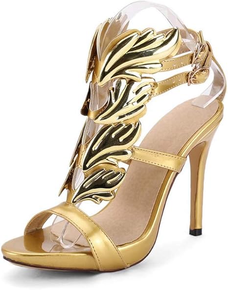 gold leaf shoes