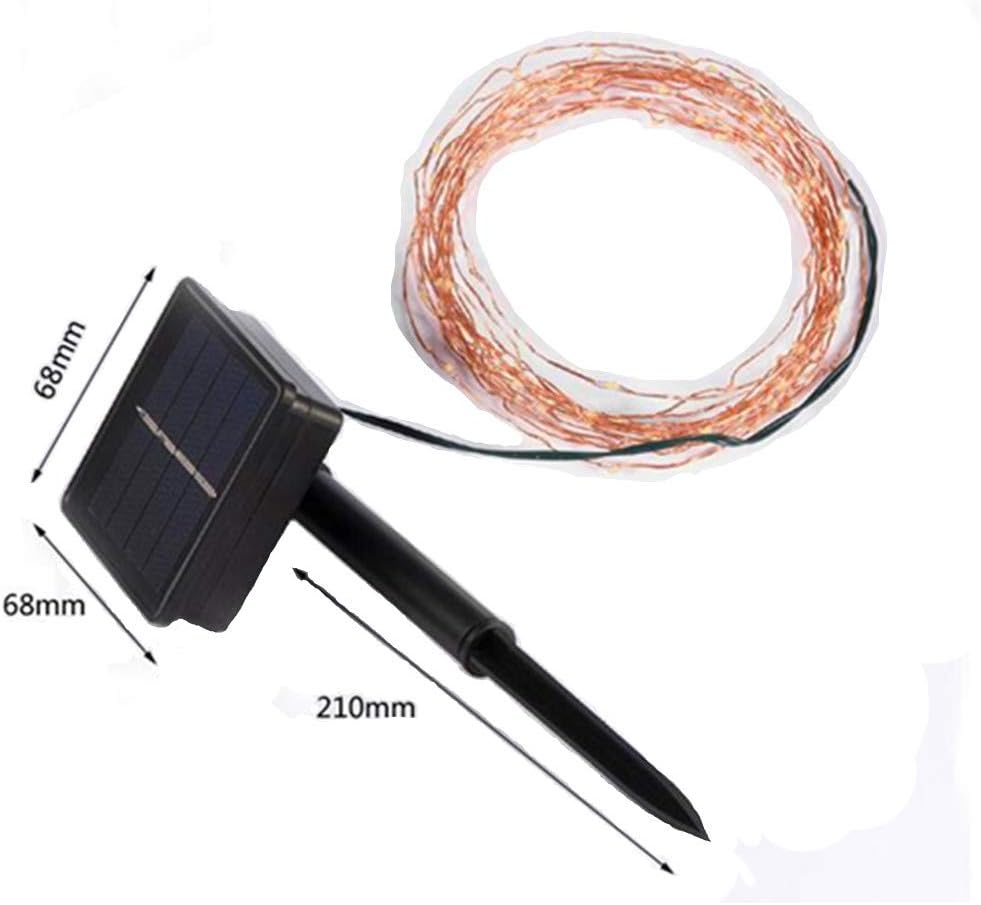 Ztoone Solar Powered String Lights, LED Copper Wire Lights, Fairy Lights - Image 3