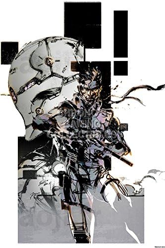 Metal Gear Solid CGC Huge Poster Glossy Finish PS1 Nintendo GC - MGS112 (36" x 54" (91.5cm x 137 cm))