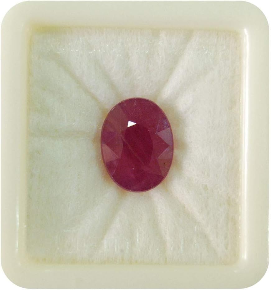 Shri ranisati 5.25 Ratti Ruby Manikya Stone Certified Natural Gemstone for Men and Women