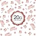 Konsait Rose Gold 18th Birthday Decorations for Women and Girl Bday Decor 18th Birthday Hanging Swirls (30pcs) 18 Happy Birthday Star Confetti (20g) for Home Table Decor Birthday Party Favor Supplies