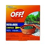 S C Johnson Wax 01807 4-Pack Country Fresh Scent Mosquito Coil Refill(2Pack)