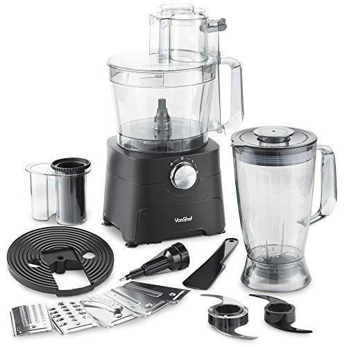VonShef 1000W Food Processor Blender, Chopper, Multi Mixer Machine
