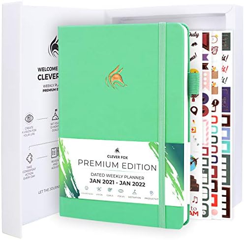 CleverFox Clever Fox Planner 2nd Edition – Colorful Weekly & India | Ubuy