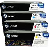 HP Genuine Cc530A, Cc531A, Cc532A, Cc533A Toner Set Bcym Lj Cp2025/Cm2320 Sealed In Retail Packaging