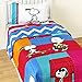 Jay Franco Peanuts Just Be 4 Piece Full Sheet Set (Offical Product)