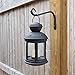 Hand Forged Wall Mounted Hook, 6 Inch Curved, Black, For Bird Feeders & Houses, Planters, Lanterns, Wind Chimes, Hanging Baskets, Ornaments, String Lights, As Wall Brackets & More!