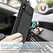 iPhone X Battery Case,6000mAh Rechargeable Portable External Battery Charger Pack Extend Power Bank Backup Charging Protective Case Cover Shell for iPhone X [2017] (black, 6000mah)