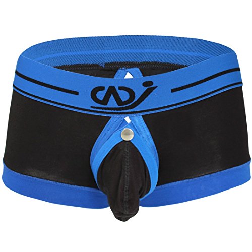 Yizyif men s boxer brief buckled pouch shorts underwear…