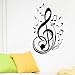 SOLEDI Wall Stickers Music Note New Fashion Vinyl Wall Art Decal Wall Sticker Home Arts Wall Decor Decoration Hot