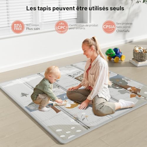 Julrring Baby Playpen 120 x 120 cm with Mat and Mattress for Home | Playpen 120 x 120 cm (mat included), spacious play area suitable for home, easy to clean and store