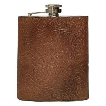 VINAY AND VIJAY Genuine Leather Hip Flasks for Men