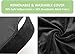 Sleekform Chair Cushion | Orthopaedic Memory Foam Cushion for Back, Tailbone and Sciatica Pain | Portable for Use in Office, Wheelchair, Or Car