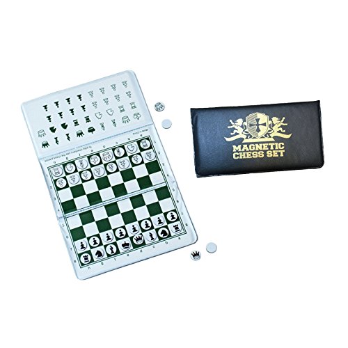WE Games Magnetic Checkbook Chess Set - Great for Travel